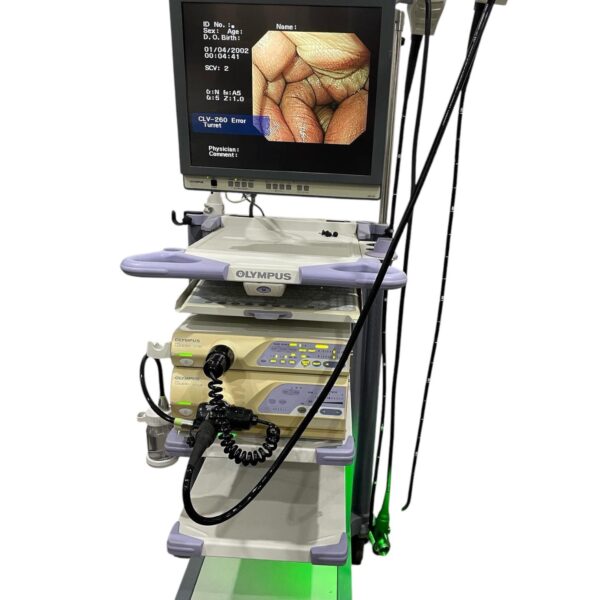 OLYMPUS Lecura CV 260 and   Complete System With Including   Gastroscope, Colonoscope, Duedonoscope, Bronchoscope
